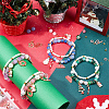 SUNNYCLUE DIY Christmas Bracelet Making Kit DIY-SC0022-58-4
