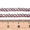 Electroplate Glass Beads Strands EGLA-A044-T2mm-B07-2
