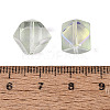 Electroplate Transparent Glass Beads EGLA-Q140-01-A06-3