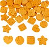 40pcs Opaque resin cabochons simulation biscuit DIY material accessories(4 styles) JX612A-1