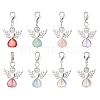 Heart Angel Acrylic Pendant Decorations HJEW-JM02538-02-1