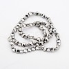 Electroplate Non-magnetic Synthetic Hematite Bead Strands G-J286-05A-2