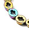 Electroplated Synthetic Non-magnetic Hematite Beads Strands G-L613-Z01-02B-3