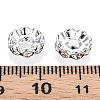 Brass Grade A Crystal Rhinestone Spacer Beads RB-A006-10MM-S-2