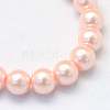 Baking Painted Glass Pearl Bead Strands HY-Q003-3mm-05-2