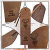 Cowhide Leather Labels AJEW-WH0386-0030-4