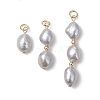 Natural Pearl Pendants PALLOY-JF04903-3