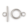 304 Stainless Steel Toggle Clasps X-STAS-F114-04P-B-1