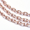Brass Cable Chains KK-P155-53RG-NR-2