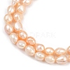Natural Cultured Freshwater Pearl Beads Strands PEAR-P064-20K-04C-01-4