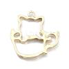 Alloy Open Back Bezel Pendants PALLOY-WH0072-91G-RS-3