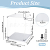Transparent Acrylic Minifigures Display Case ODIS-WH0043-92A-2