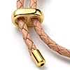 Leather Braided Cord Bracelets BJEW-G675-06G-05-3