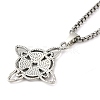 201 Stainless Steel Pendant Necklaces NJEW-G118-02AS-2