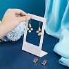 Acrylic Earring Display Stands EDIS-WH0012-46B-3