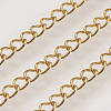 3.28 Feet Ion Plating(IP) Handmade 304 Stainless Steel Curb Chains X-STAS-P200-11G-1