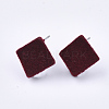 Flocky Iron Stud Earring Findings X-IFIN-S704-36A-1