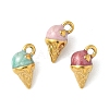 304 Stainless Steel Enamel Charms STAS-K306-33G-1