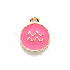 Alloy Enamel Pendants X-ENAM-S124-01A-03J-2