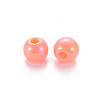 Opaque Acrylic Beads MACR-S370-D6mm-SS2109-2