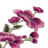 Plum Blosssom Pattern Polyester Computerized Embroidery Cloth Sew on Appliques PATC-WH0001-96C-2