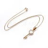 304 Stainless Steel Pendant Necklaces NJEW-P244-10G-2