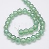 Electroplate Crystal Glass Round Beads Strands X-EGLA-F037-10mm-A05-3