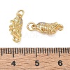 High Polished Ocean Brass Micro Pave Clear Cubic Zirconia Pendants CU-CBAF3CF-02D-01-3