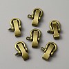 Tibetan Style Alloy D-Ring Anchor Shackle Clasps FIND-WH0032-99AB-1