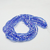 Electroplate Glass Beads Strands EGLA-D018-4x4mm-79-2