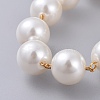 Acrylic Imitated Pearl Bracelets BJEW-JB04579-2