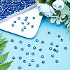 Round Evil Eye Resin Beads RESI-NB0001-26A-4