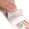 Rainbow Pattern Paper Gift Tag Stickers DIY-C011-01B-4