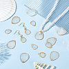 24Pcs 2 Styles Shell Pendants FIND-GA0004-51-5