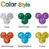 Spray Painted Crackle Glass Beads CCG-PH0002-04-3