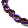 Electroplated Synthetic Non-magnetic Hematite Beads Strands G-L613-Z01-01C-3