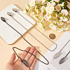 4Pcs 2 Colors Alloy Napkin Clip AJEW-GF0008-98-3