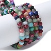 Dyed Natural Malaysia Jade Rondelle Beads Strands X-G-E316-2x4mm-55-1