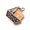 Alloy with Enamel Pendants AL-CBA9E11-03KCG-07-2