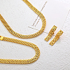 Minimalist Iron Hollow-out Chain Bracelets & Earrings & Necklaces Sets for women TS6133-4