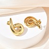 304 Stainless Steel Stud Earrings for Women EJEW-K333-23G-3
