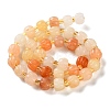 Natural Golden Silk Jade Beads Strands G-B135-B01-01-3