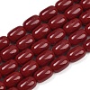 Opaque Glass Beads Strands GLAA-Z015-02G-1
