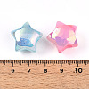 Transparent UV Plating Acrylic Beads OACR-I015-38-3