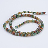 Natural Indian Agate Beads Strands G-P354-14B-4x2mm-2