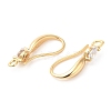 Brass Earring Hooks KK-F855-20G-2