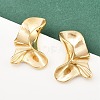 304 Stainless Steel Nuggets Stud Earrings EJEW-K268-77G-1