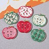 4-Hole Apple Plastic Buttons BUTT-F066-01-1