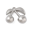 304 Stainless Steel Pendants STAS-K312-08C-P-1