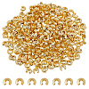 300Pcs Brass Crimp Beads Covers KK-DC0004-75-1